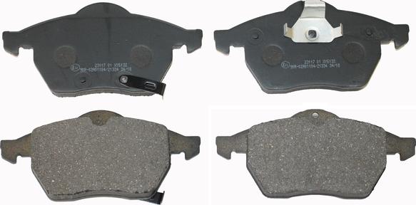 National NP2658 - Brake Pad Set, disc brake www.autospares.lv