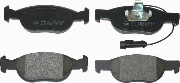 National NP2653 - Brake Pad Set, disc brake www.autospares.lv