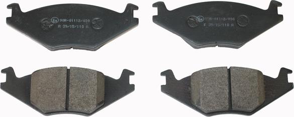 National NP2666 - Bremžu uzliku kompl., Disku bremzes www.autospares.lv