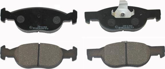 National NP2667 - Brake Pad Set, disc brake www.autospares.lv