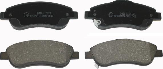 NATIONAL NP2626 - Brake Pad Set, disc brake www.autospares.lv