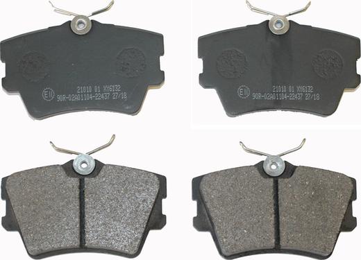 National NP2674 - Brake Pad Set, disc brake www.autospares.lv