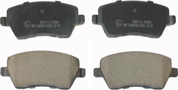 National NP2040 - Brake Pad Set, disc brake www.autospares.lv