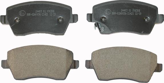 National NP2047 - Brake Pad Set, disc brake www.autospares.lv