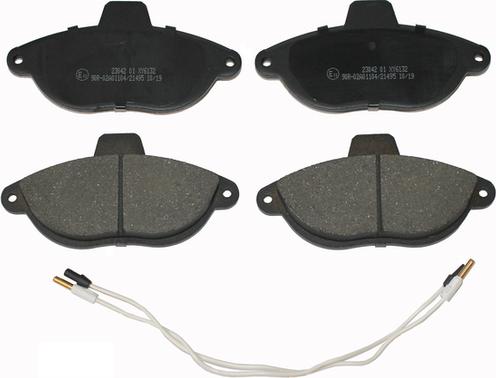 National NP2064 - Brake Pad Set, disc brake www.autospares.lv