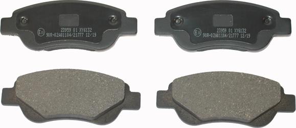 National NP2062 - Brake Pad Set, disc brake www.autospares.lv