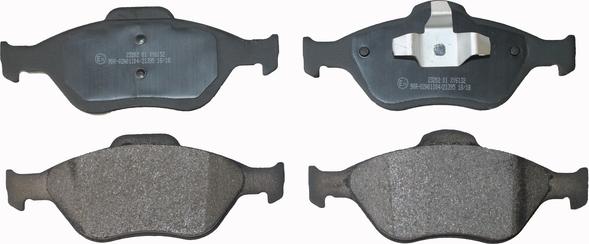 National NP2004 - Brake Pad Set, disc brake www.autospares.lv