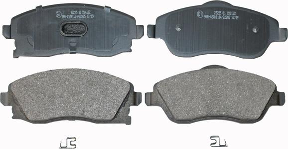 National NP2001 - Brake Pad Set, disc brake www.autospares.lv