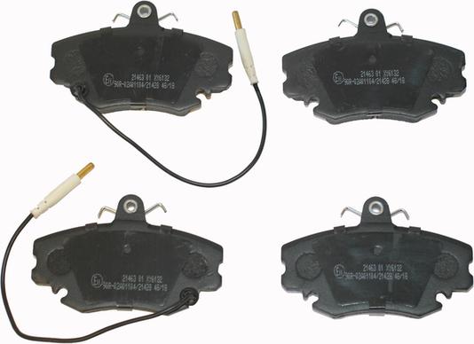 National NP2015 - Brake Pad Set, disc brake www.autospares.lv