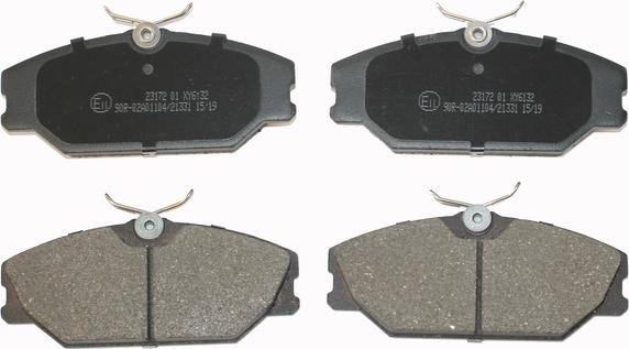 National NP2030 - Brake Pad Set, disc brake www.autospares.lv