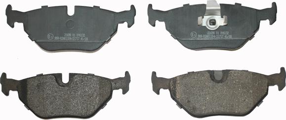 National NP2025 - Brake Pad Set, disc brake www.autospares.lv