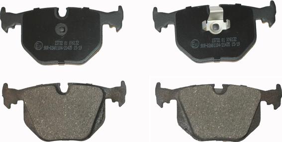 National NP2076 - Brake Pad Set, disc brake www.autospares.lv