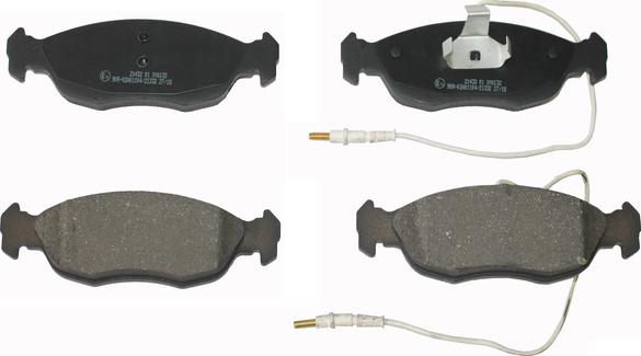 National NP2191 - Brake Pad Set, disc brake www.autospares.lv