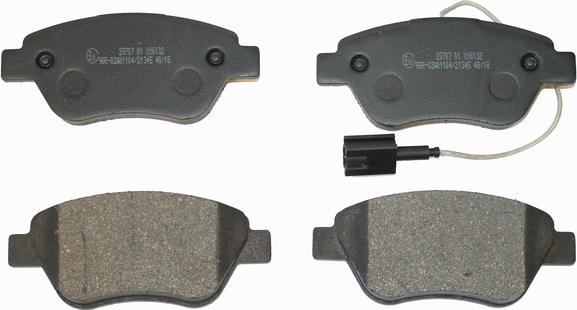 National NP2151 - Brake Pad Set, disc brake www.autospares.lv