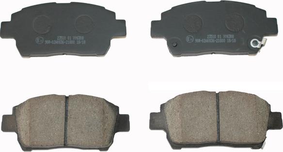 National NP2104 - Brake Pad Set, disc brake www.autospares.lv