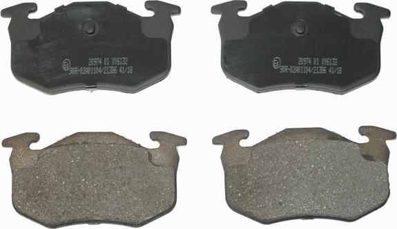 National NP2138 - Brake Pad Set, disc brake www.autospares.lv