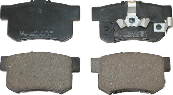 National NP2851 - Brake Pad Set, disc brake www.autospares.lv