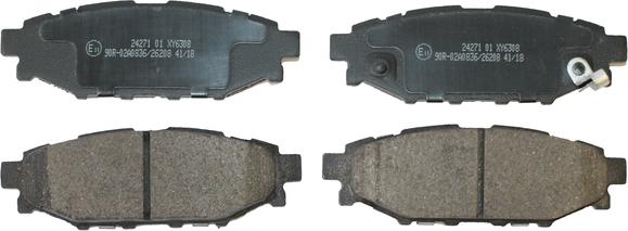 National NP2820 - Brake Pad Set, disc brake www.autospares.lv