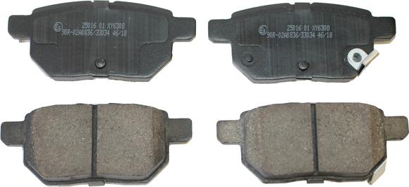 NATIONAL NP2877 - Brake Pad Set, disc brake www.autospares.lv