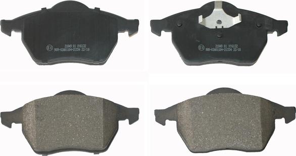 NATIONAL NP2293 - Brake Pad Set, disc brake www.autospares.lv