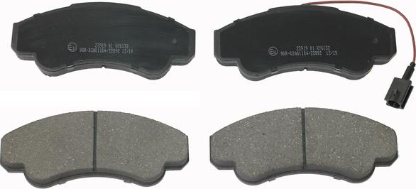 National NP2245 - Brake Pad Set, disc brake www.autospares.lv