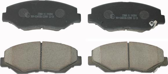 National NP2213 - Brake Pad Set, disc brake www.autospares.lv