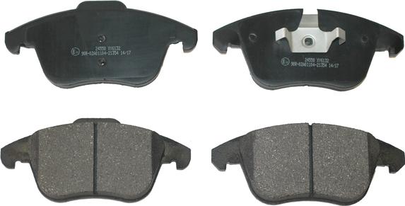 National NP2740 - Brake Pad Set, disc brake www.autospares.lv