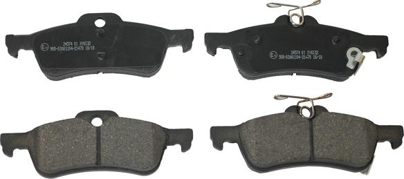 National NP2711 - Brake Pad Set, disc brake www.autospares.lv