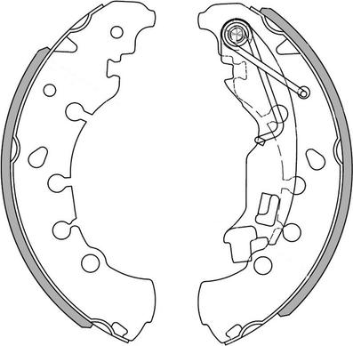 National NS4046 - Brake Shoe Set www.autospares.lv