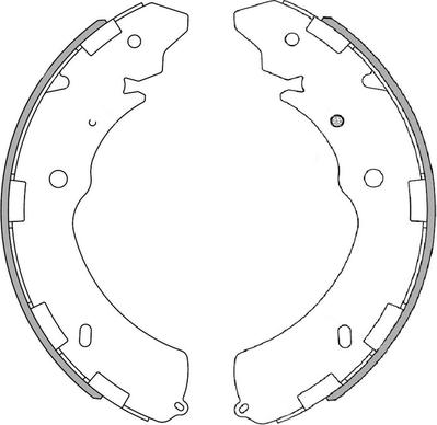 National NS4056 - Bremžu loku komplekts www.autospares.lv