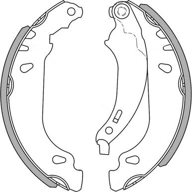 NATIONAL NS4062 - Brake Shoe Set www.autospares.lv