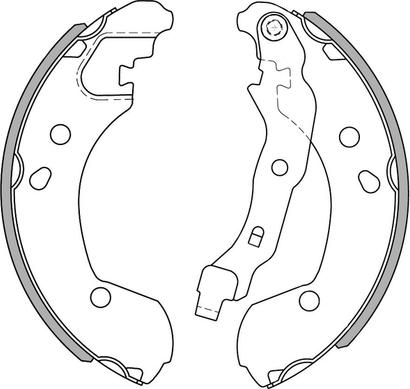 NATIONAL NS4014 - Bremžu loku komplekts www.autospares.lv