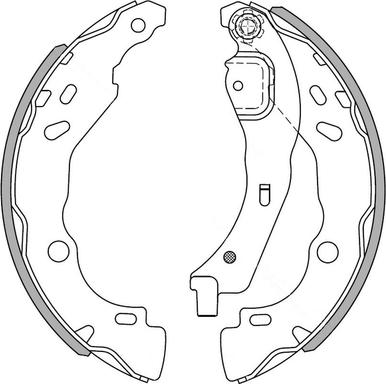 National NS4082 - Brake Shoe Set www.autospares.lv