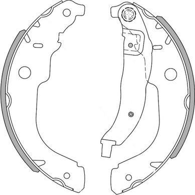 National NS4028 - Brake Shoe Set www.autospares.lv