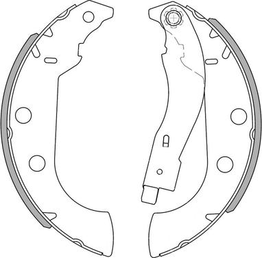 National NS4079 - Bremžu loku komplekts www.autospares.lv