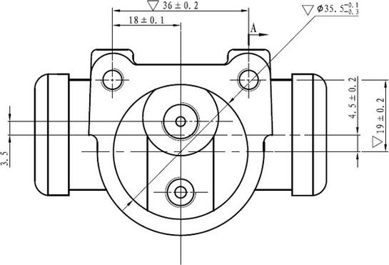 National NWC5043 - Riteņa bremžu cilindrs www.autospares.lv