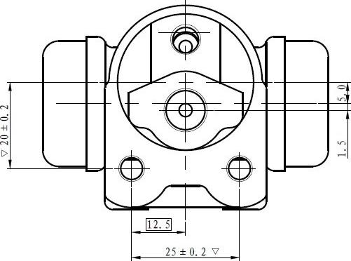 National NWC5052 - Riteņa bremžu cilindrs www.autospares.lv