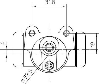 National NWC5064 - Riteņa bremžu cilindrs www.autospares.lv