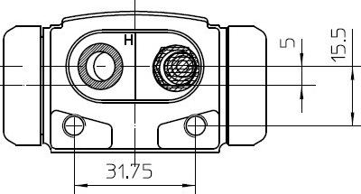 National NWC5066 - Riteņa bremžu cilindrs autospares.lv