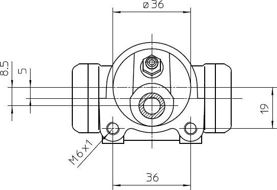 NATIONAL NWC5063 - Riteņa bremžu cilindrs www.autospares.lv