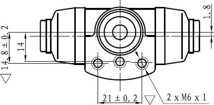 National NWC5007 - Riteņa bremžu cilindrs www.autospares.lv