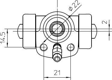 National NWC5039 - Riteņa bremžu cilindrs autospares.lv