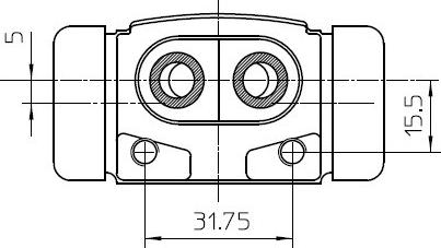 National NWC5033 - Riteņa bremžu cilindrs www.autospares.lv