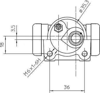 National NWC5037 - Riteņa bremžu cilindrs www.autospares.lv