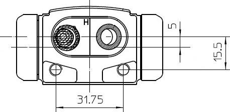 National NWC5027 - Колесный тормозной цилиндр www.autospares.lv