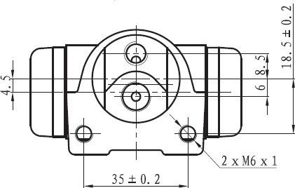 National NWC5078 - Riteņa bremžu cilindrs www.autospares.lv