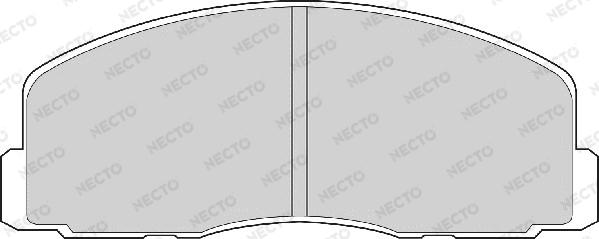 Necto FD903A - Brake Pad Set, disc brake www.autospares.lv