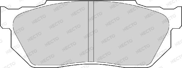 Necto FD902A - Brake Pad Set, disc brake www.autospares.lv