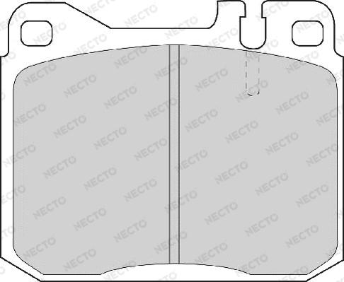 Necto FD4093A - Bremžu uzliku kompl., Disku bremzes www.autospares.lv