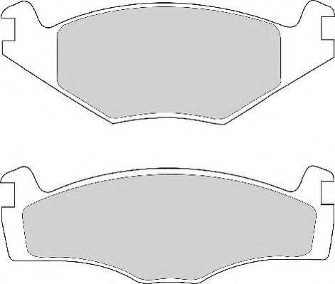 Necto FD4154N - Brake Pad Set, disc brake www.autospares.lv